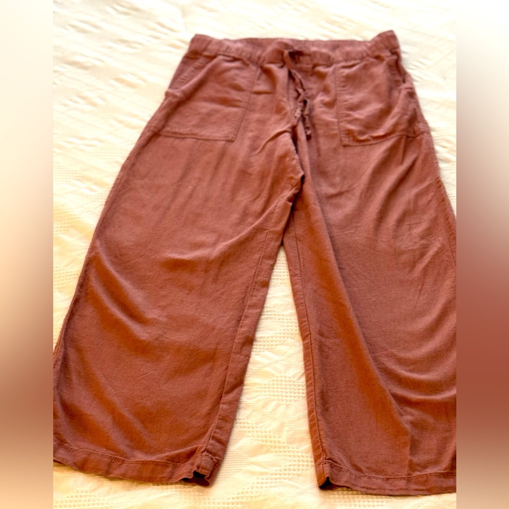 Gap linen drawstring pants